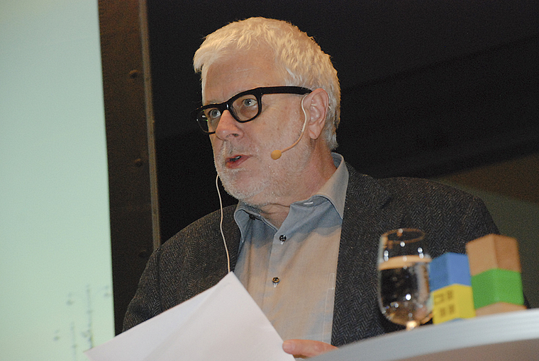 Erfahrener Redner: Der ehemalige SRF-Korrespondent Peter Gysling sprach frei und