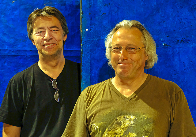 Schauen zuversichtlich in die Zukunft: Regisseur Danny Wehrmüller und Andreas Witmer, Präsident ad interim.  Foto: Thomas Brunnschweiler