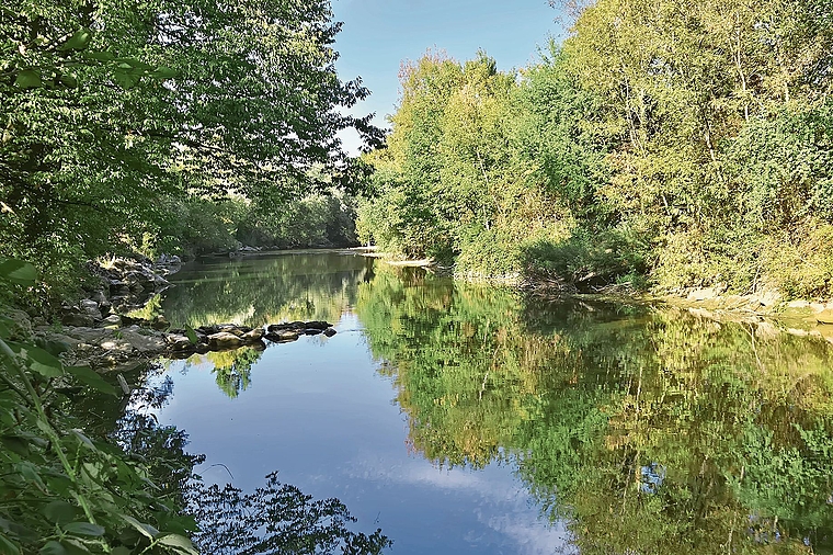 Chueweid: Hier könnte ein Kleinwasserkraftwerk entstehen. Foto: Tobias Gfeller