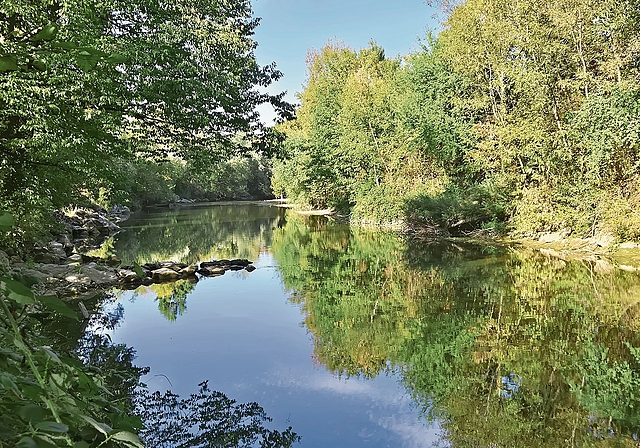 Chueweid: Hier könnte ein Kleinwasserkraftwerk entstehen. Foto: Tobias Gfeller
