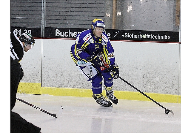 Ausfälle: Ohne Laubacher und Stefan Keller im Paradeblock kam auch Patrick Willemin nicht wie gewünscht auf Touren. Foto: eh-press 