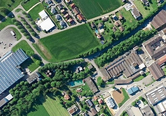 Das Isola Areal: Die Breitenbacher Stimmbevölkerung hat an der Urne dem Räumlichen Teilleitbild zugestimmt. Foto: Archiv