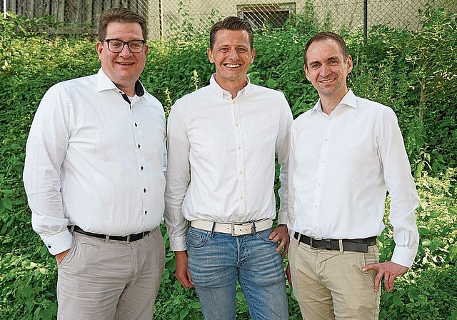 Neues Leitungstrio: Stephan Hohl, Roland Schmid und Claudio Grolimund organisieren das kommende Pfeffinger Forum. Foto: Tobias Gfeller