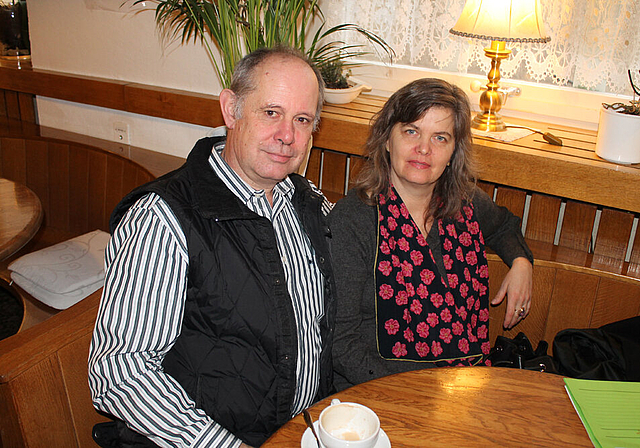 Wirtschaftswoche: Christoph Keller und Jeannine Onori organisieren die Lernwochen.   Foto: Dimitri Hofer