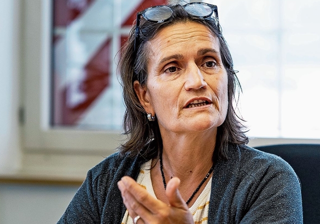 Äussert sich zum abgelehnten Kindergarten-Provisorium: Gemeindepräsidentin Eveline Sprecher.Foto: archiv / Kenneth nars