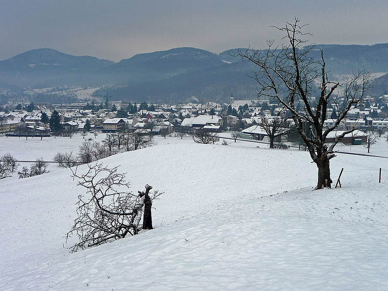 Frostiges Klima: Die Aescher Parteien schenken sich im Kampf um Wählerstimmen in diesen Tagen gar nichts. Foto: Edmondo Savoldelli