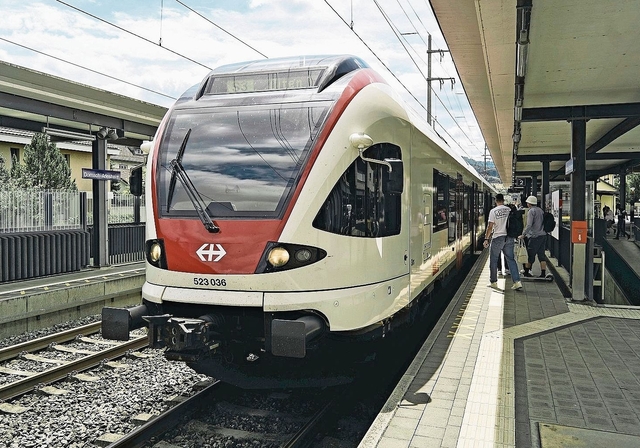 Derzeit der einzige Bahnhof in Dornach: Die S‑Bahn soll jedoch ab 2030 auch im Apfelsee halten. Foto: Archiv / Roland Schmid