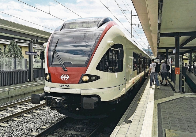 Derzeit der einzige Bahnhof in Dornach: Die S‑Bahn soll jedoch ab 2030 auch im Apfelsee halten. Foto: Archiv / Roland Schmid