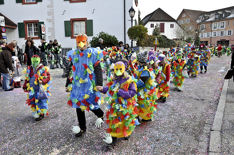 Kinderfasnacht: Wie immer ein Schaulaufen kreativer Klassen und ihrer Lehrpersonen. Archiv