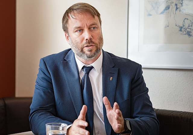 Übernimmt die Bau- und Umweltschutzdirektion: der neu gewählte SVP-Regierungsrat Matthias Liechti. Foto: Kenneth Nars