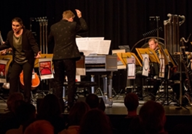 Die Solistin und das Orchester: Die Musiker des Sinfonieorchesters Basel sorgen für den perfekten Klang. Fotos: Martin Staub
