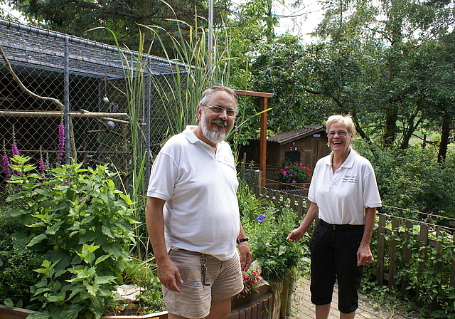 Freuen sich über ihr Refugium: Rolf und Daniela Dreier.  Fotos: Jürg jeanloz