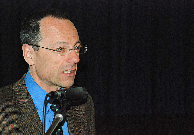 Kritisch, provokativ und rhetorisch gewieft: Professor Lino Guzzella von der ETH Zürich sorgte für Zustimmung und Widerspruch.  Foto: Thomas Brunnschweiler