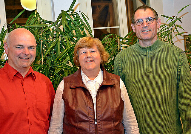 Natürlich Breitenbach: Christoph Merckx (l.), Beatrice Halbeisen und Remo Waldner engagieren sich weiter.   Foto: Roland Bürki