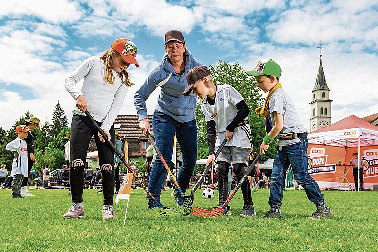 Breitensport: Das Bewegungsangebot am Gemeindeduell im Mai ist äusserst vielfältig. Foto: zVg