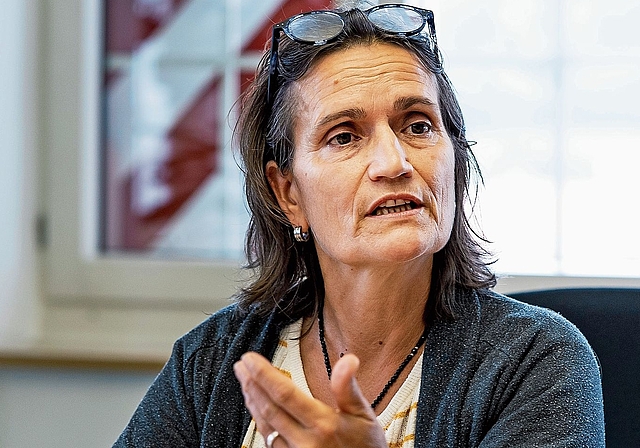 Nimmt Stellung zu den roten Zahlen: Gemeindepräsidentin Eveline Sprecher (SP).  Foto: zVg