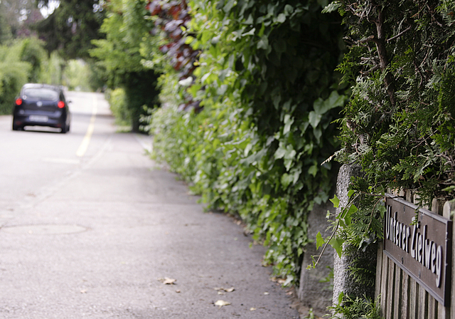 Unterer Zielweg: Bei der anstehenden Sanierung entfällt für die Anstösser die Beitragspflicht.  Foto: Lukas Hausendorf
