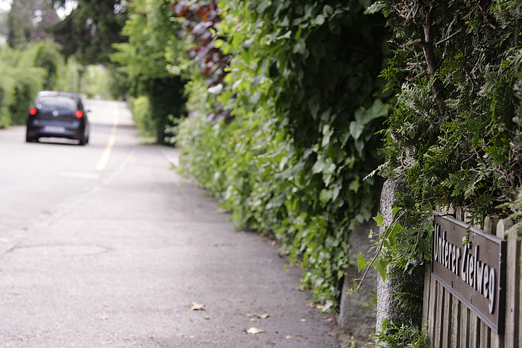 Unterer Zielweg: Bei der anstehenden Sanierung entfällt für die Anstösser die Beitragspflicht. Foto: Lukas Hausendorf