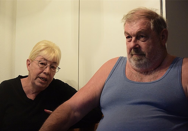Am neuen Wohnort: Elisabeth und Erhard Kaufmann. Foto: Bea Asper
