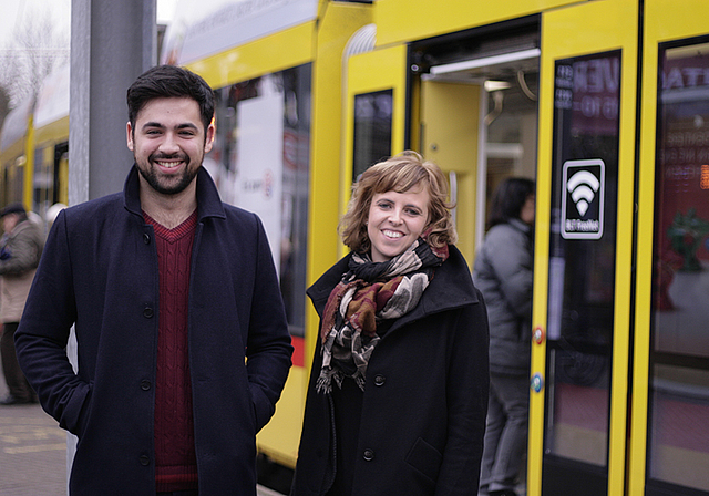 Jung und pointiert: Adil Koller (22) und Miriam Locher (33) sind das Münchensteiner Führungsduo der Baselbieter SP.
