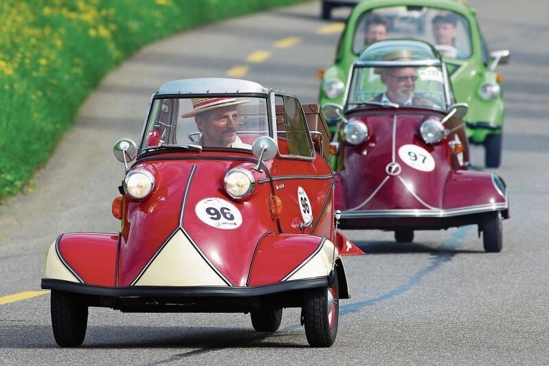 Auto im Miniformat: Etwa zwölf der Raritäten werden am Oldtimeranlass zu sehen sein. Symbolbild: Archiv / zvg