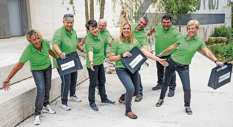 Voller Elan: Das OK-Team freut sich auf die Gewerbeausstellung in Breitenbach. Foto: zVg