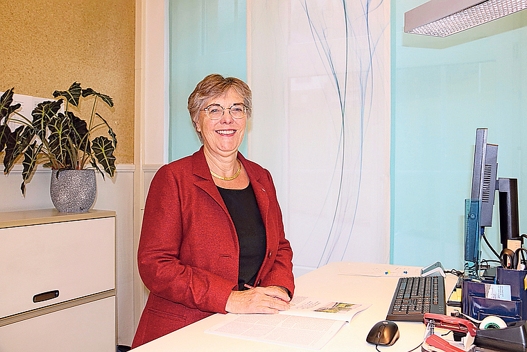 Susanne Koch: Nach ihrem Jahr als Kantonspräsidentin wird die Gemeindepräsidentin wieder vermehrt in der Gemeindeverwaltung Erschwil anzutreffen sein. Foto: Gaby Walther