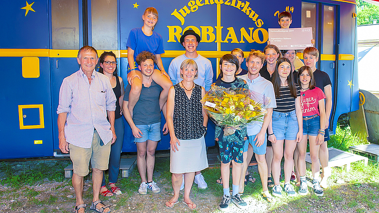 Freude herrscht: Die strahlenden Gewinner des Kantonalbankpreises 2019. Foto: : BLKB/ZVG
