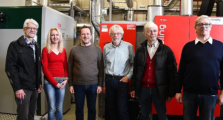 <em>Grosse Pläne: </em>(v.l.) Eugen Koller, Planer, die Mitglieder der Arbeitsgruppe Doris Weisskopf, Rolf Widmer, Markus Gamma und Max Rudin sowie Gemeinderat Toni Wyss.<em> Foto: Bea asper</em>