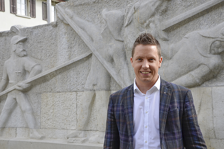 Nach der «Wahlschlacht»: Christian Imark will in Bern auch das ganze Schwarzbubenland vertreten. Foto: Thomas Kramer