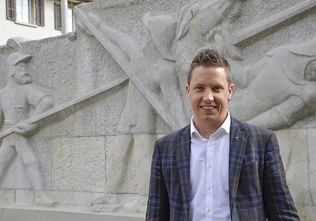 Nach der «Wahlschlacht»: Christian Imark will in Bern auch das ganze Schwarzbubenland vertreten.  Foto: Thomas Kramer