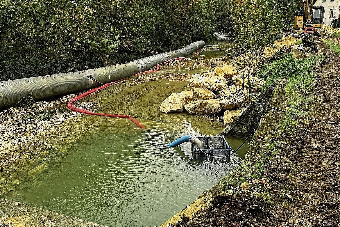 Die Bauarbeiten wurden in verschiedenen Etappen umgesetzt: Die Aufnahme entstand während der Bauarbeiten der letzten Etappe. Foto: TBA, Oktober 2024 Die Bauarbeiten wurden in verschiedenen Etappen umgesetzt: Die Aufnahme entstand während der Bauarbeiten der letzten Etappe. Foto: TBA, Oktober 2024
