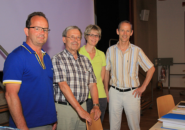 Gut gemacht: Markus Lisser, Hans Herter, Jolanda Lisser und Daniel Scholer konnten von