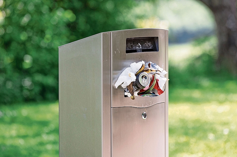 Littering: Die Kosten für die Abfallentsorgung im öffentlichen Raum der Gemeinde Münchensteinwerden der Bevölkerung und dem Gewerbe in Rechnung gestellt. Foto: Symbolbild / Sandra Ardizzone