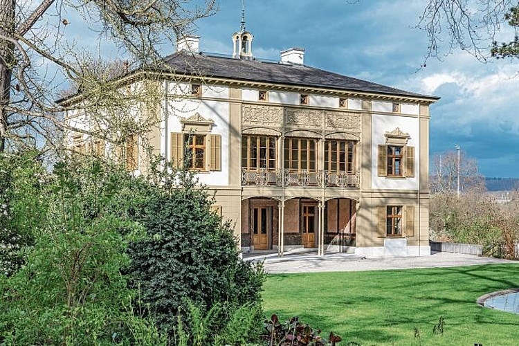 Historischer Bau: Die Villa wurde 1711 als altertümliches Barockschloss erbaut. Fotos: zVg / kathrin schulthess