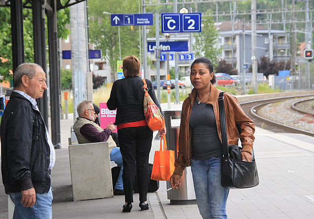 Tristesse: Was ist ein Bahnhof ohne Züge?  Foto: Gini Minonzio