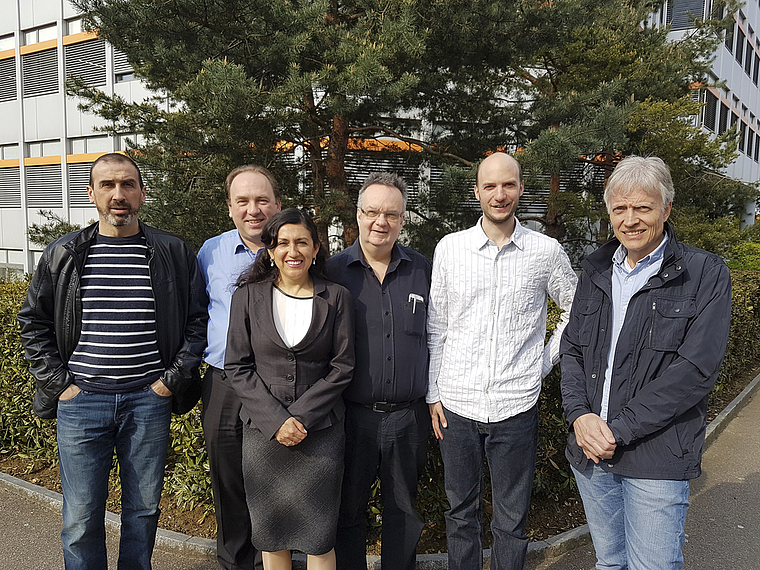 Die Gesichter der IG Kleinunternehmen Birseck (v. l.): Marco Agostini, Steffen Herbert, Myriam Kobler, Christoph Layer,