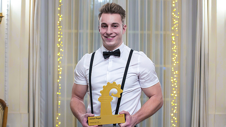 Preisträger: Der 22-Jährige Julian Pagel gehört zur ersten Generation von Calisthenics-Athleten. Fotos: ZVG
