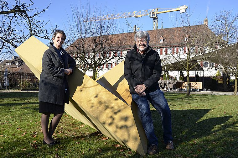 Kehren den «Freunden» den Rücken: Die beiden prominenten Vereinsmitglieder Evelyn Borer und Thomas Brunnschweiler haben ihren sofortigen Austritt aus dem Verein «Freunde des Kloster Dornach» bekannt gegeben. Foto: Thomas Kramer