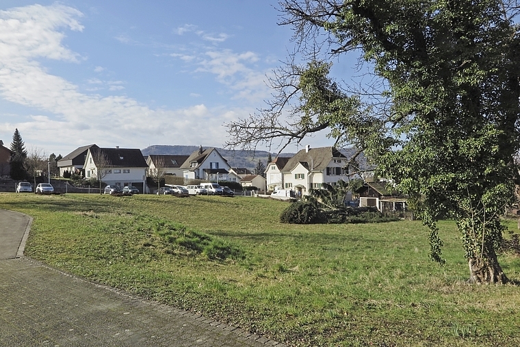 Pachtwechsel: Dieses Stück Land am Oberen Brühlweg wurde vom Gemeinderat neu verpachtet. Foto: Edmondo Savoldelli