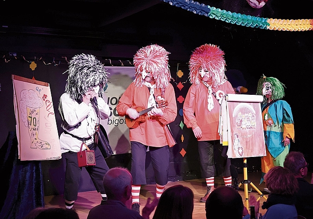 Musikalisch raffiniert: Der Bangg Doppelstäb wusste nicht nur textlich zu begeistern. Fotos: Florin Bürgler