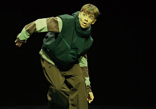 Freestyle oder choreografiert: Noé Zürcher fühlt sich auf der Tanzbühne wie zu Hause.Fotos: zvg