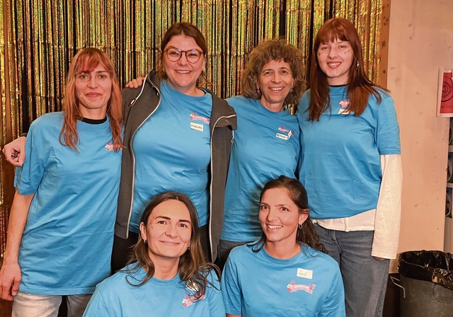 Frauenpower: das OK-Team der Happy Oase. Fotos: zVg/Zoé Weyeneth 