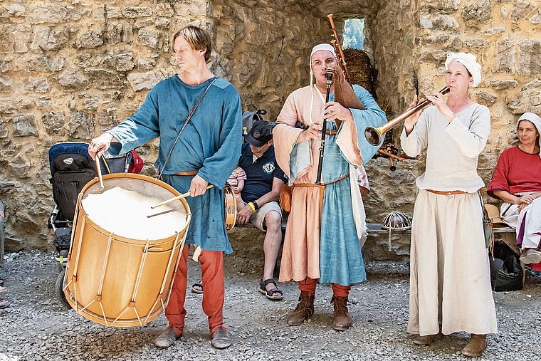 Dieses Jahr bleibt es ruhig: Das Mittelalterfest auf der Ruine Gilgenberg kann nicht stattfinden. Foto: Nicole Nars-Zimmer/Archiv