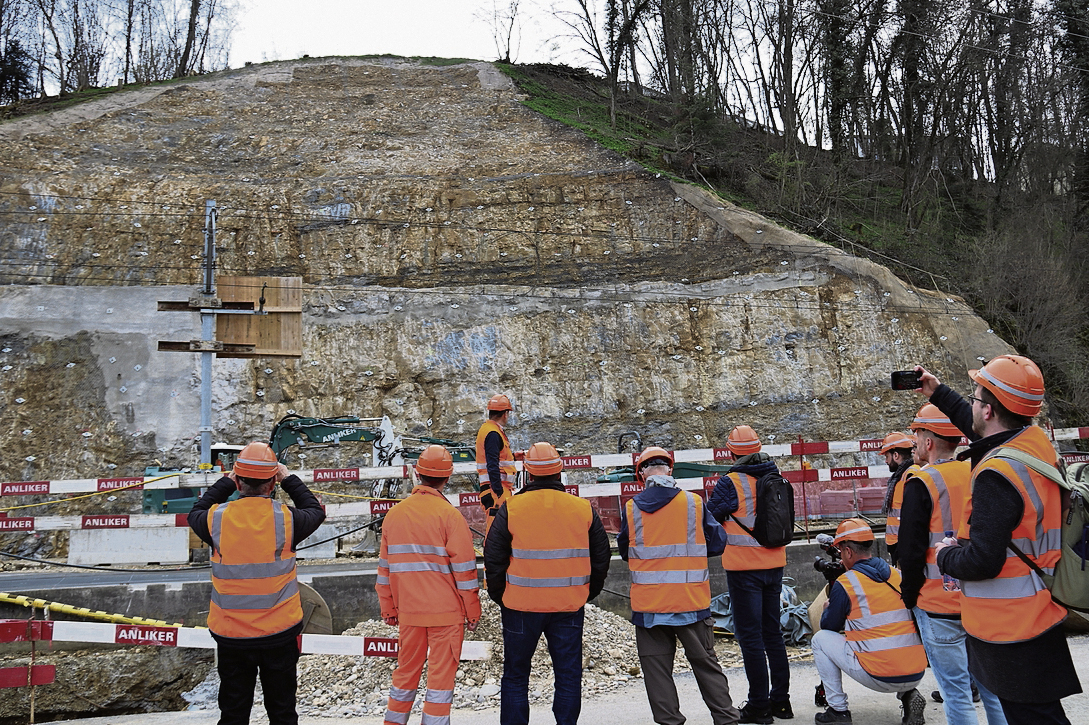 Verbreiterung: 11000 Kubik Fels wurden in Grellingen abgetragen.