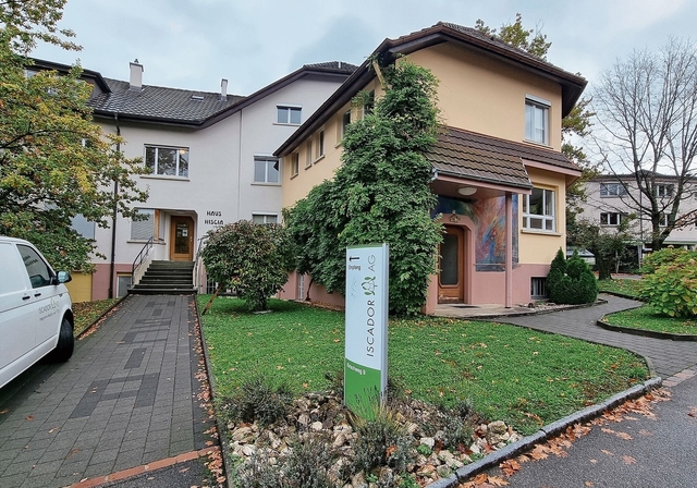 Haus Hiscia: Hier soll ein neuer Kopfbau entstehen. Foto: Fabia Maieroni