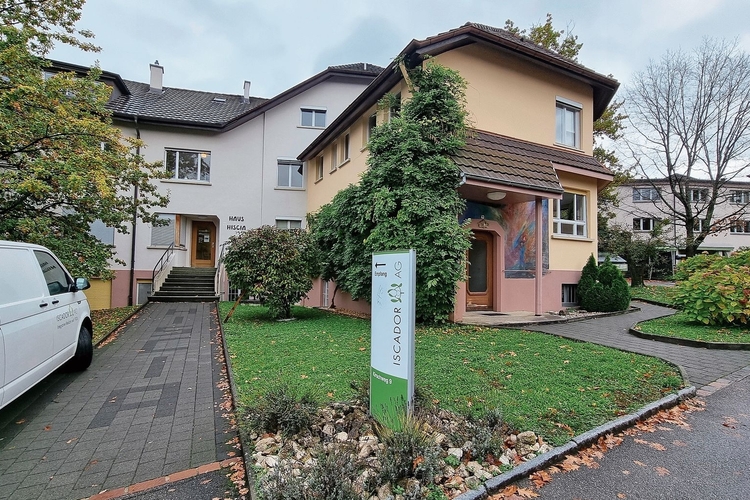 Haus Hiscia: Hier soll ein neuer Kopfbau entstehen. Foto: Fabia Maieroni