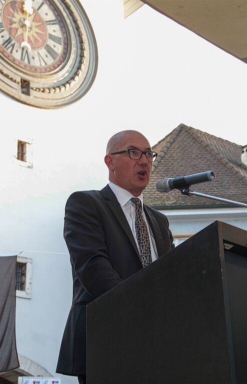 Festansprache: Regierungspräsident Isaac Reber. Festansprache: Regierungspräsident Isaac Reber.