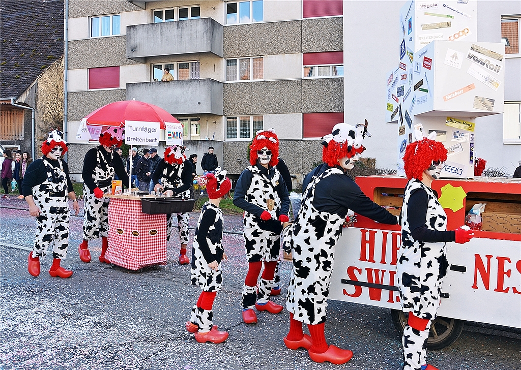 Turnfäger Breitenbach: Schweizer Kühe an die Expo 2015 in Milano! 
