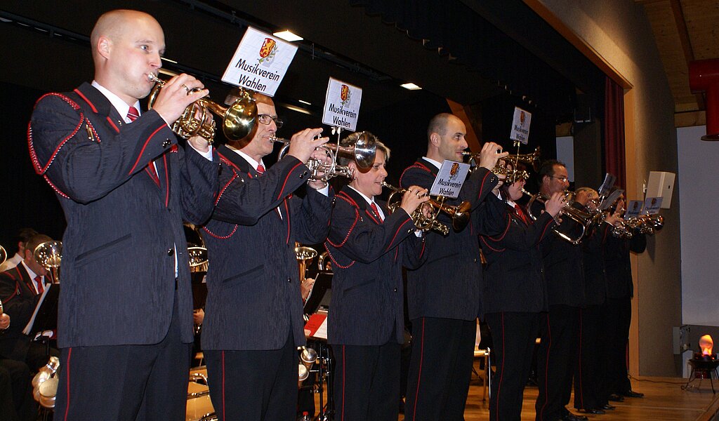 Auftakt zum Konzert: Fanfare mit dem Cornet-Register. 